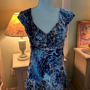 Boston Proper Multicolor Patterned Top